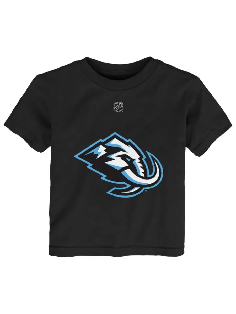 Футболка с принтом Utah Mammoth Primary Logo Outerstuff — изображение 3 из 3, черный