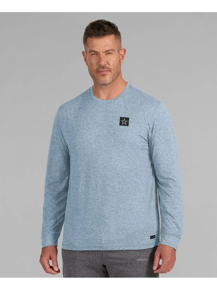 Футболка с длинным рукавом Four Down Long Sleeve T-Shirt J. Palmer — изображение 4 из 5, синий