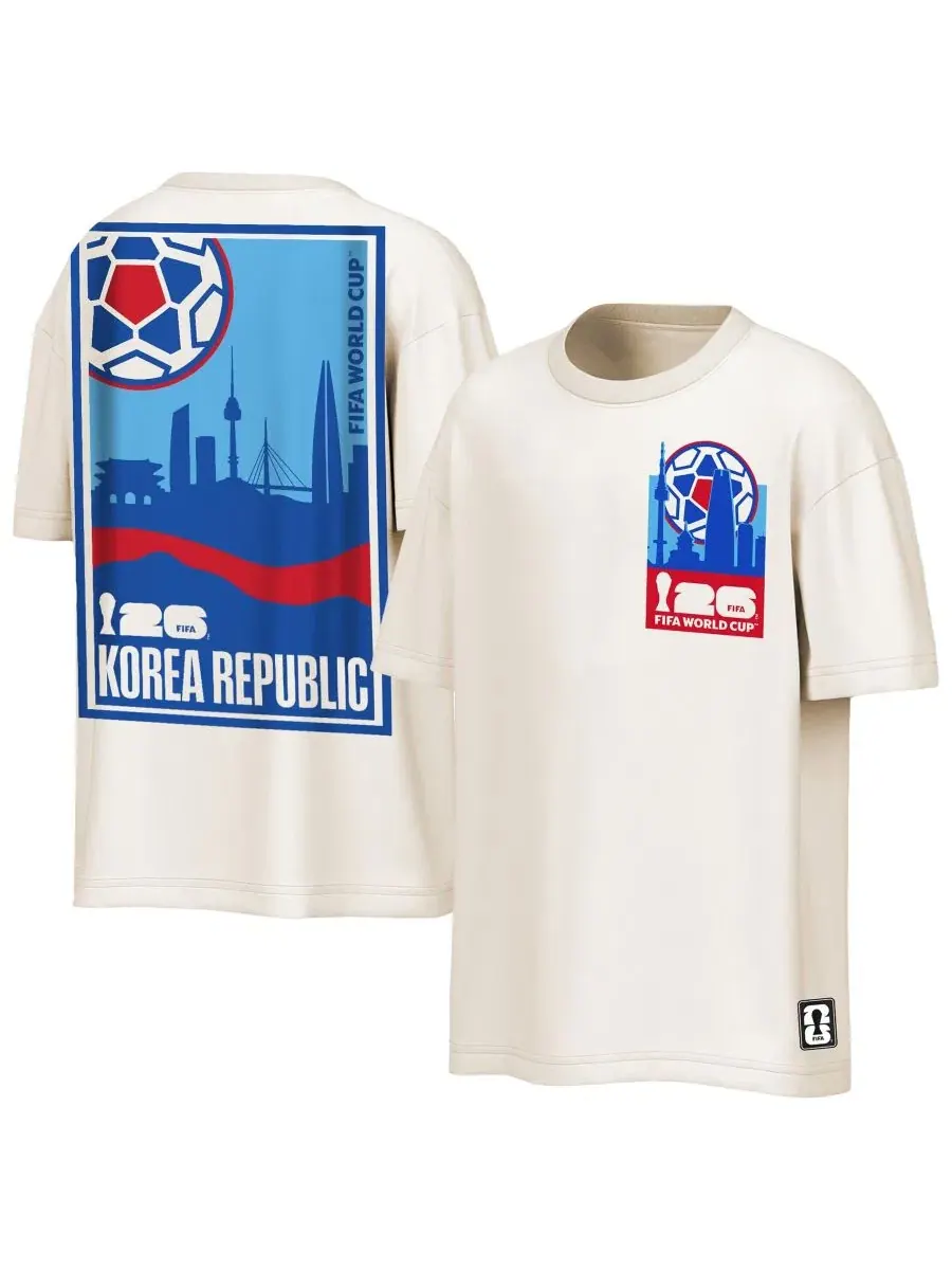 Футболка с принтом South Korea Post Card FIFA World Cup 2026 Outerstuff