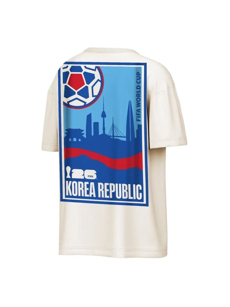 Футболка с принтом South Korea Post Card FIFA World Cup 2026 Outerstuff — изображение 3 из 3, прозрачный