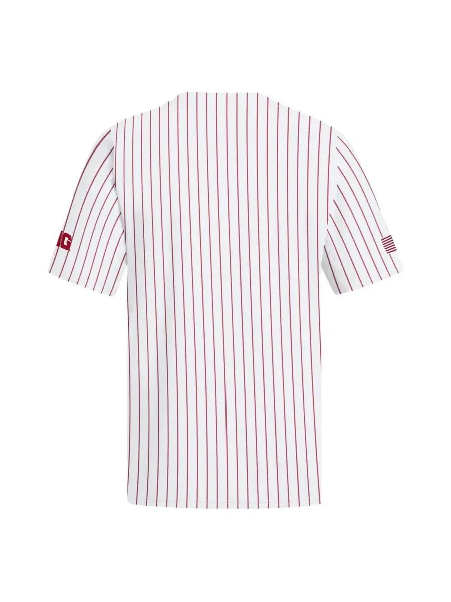 Бейсбольная джерси с принтом Indiana Hoosiers Home Replica adidas — изображение 3 из 3, белый