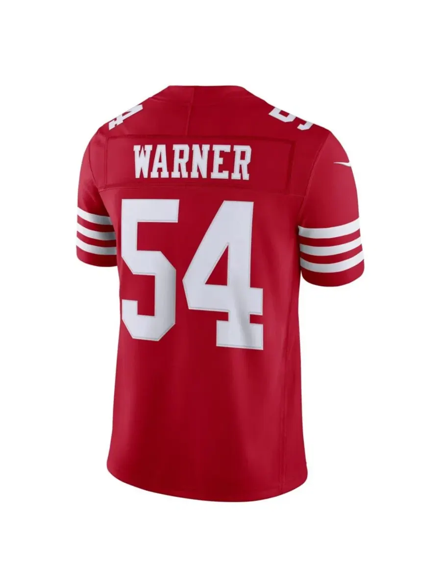 Футболка Nike Fred Warner Scarlet San Francisco 49ers Vapor F.U.S.E. Stitched Limited Jersey — изображение 2 из 3, алый