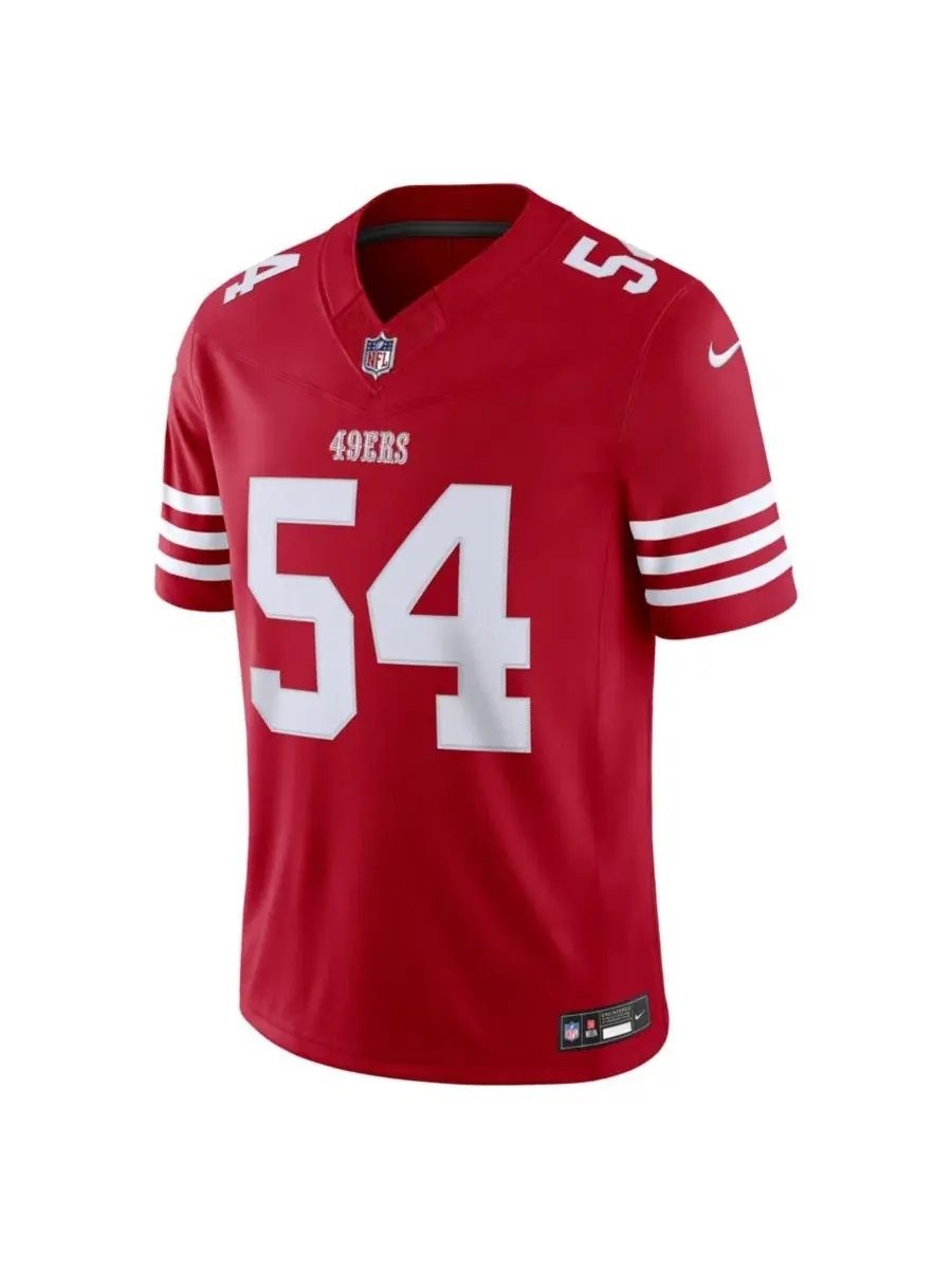 Футболка Nike Fred Warner Scarlet San Francisco 49ers Vapor F.U.S.E. Stitched Limited Jersey — изображение 3 из 3, алый