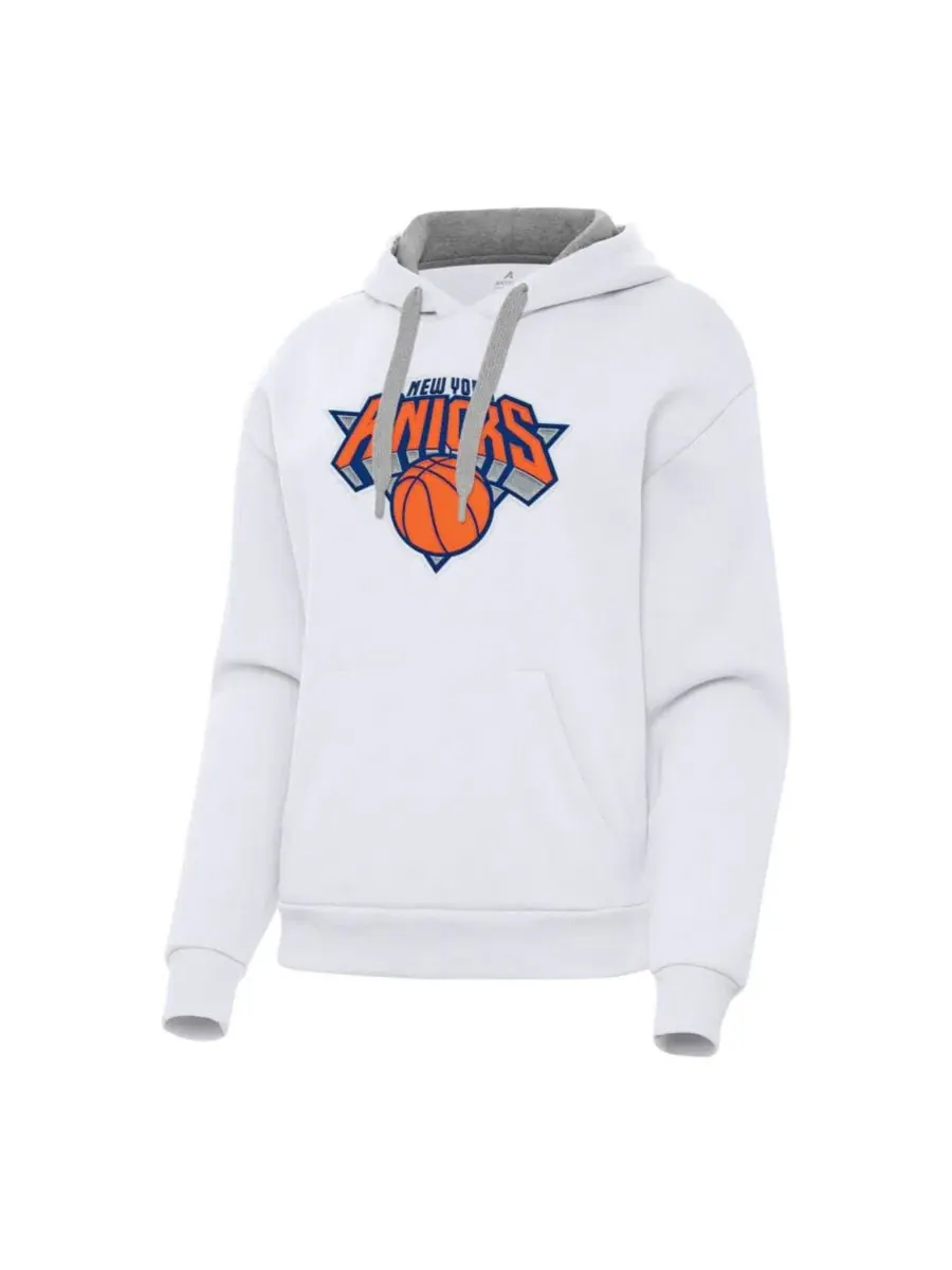 Женский худи с капюшоном с принтом New York Knicks Victory Antigua