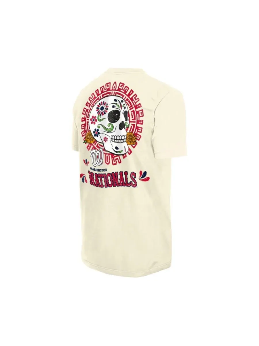 Футболка с принтом Dia de los Muertos Sugar Skull New Era — изображение 4 из 4, прозрачный