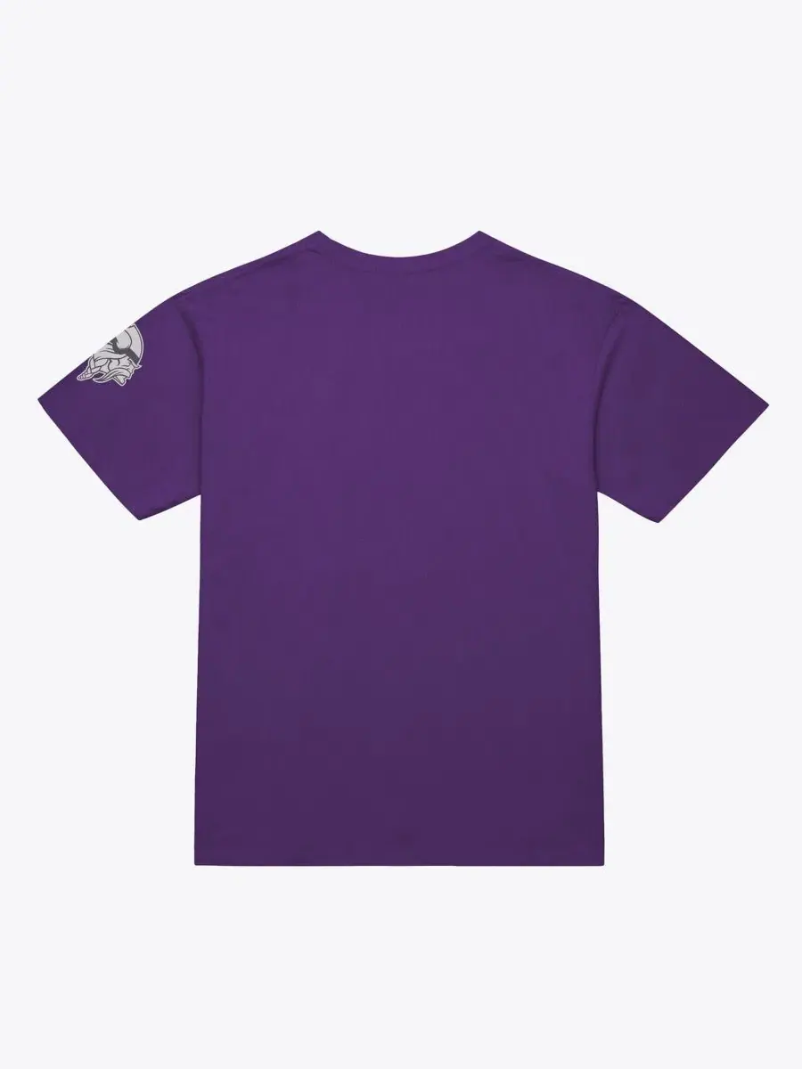 Футболка с принтом Head Coach Classic Mitchell & Ness — изображение 2 из 2, фиолетовый