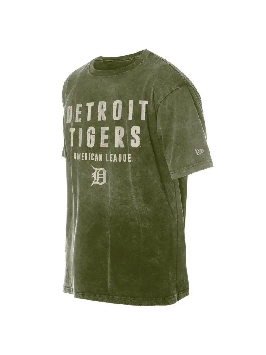 Футболка с коротким рукавом Armed Forces Day Detroit Tigers New Era — изображение 2 из 4, оливковый
