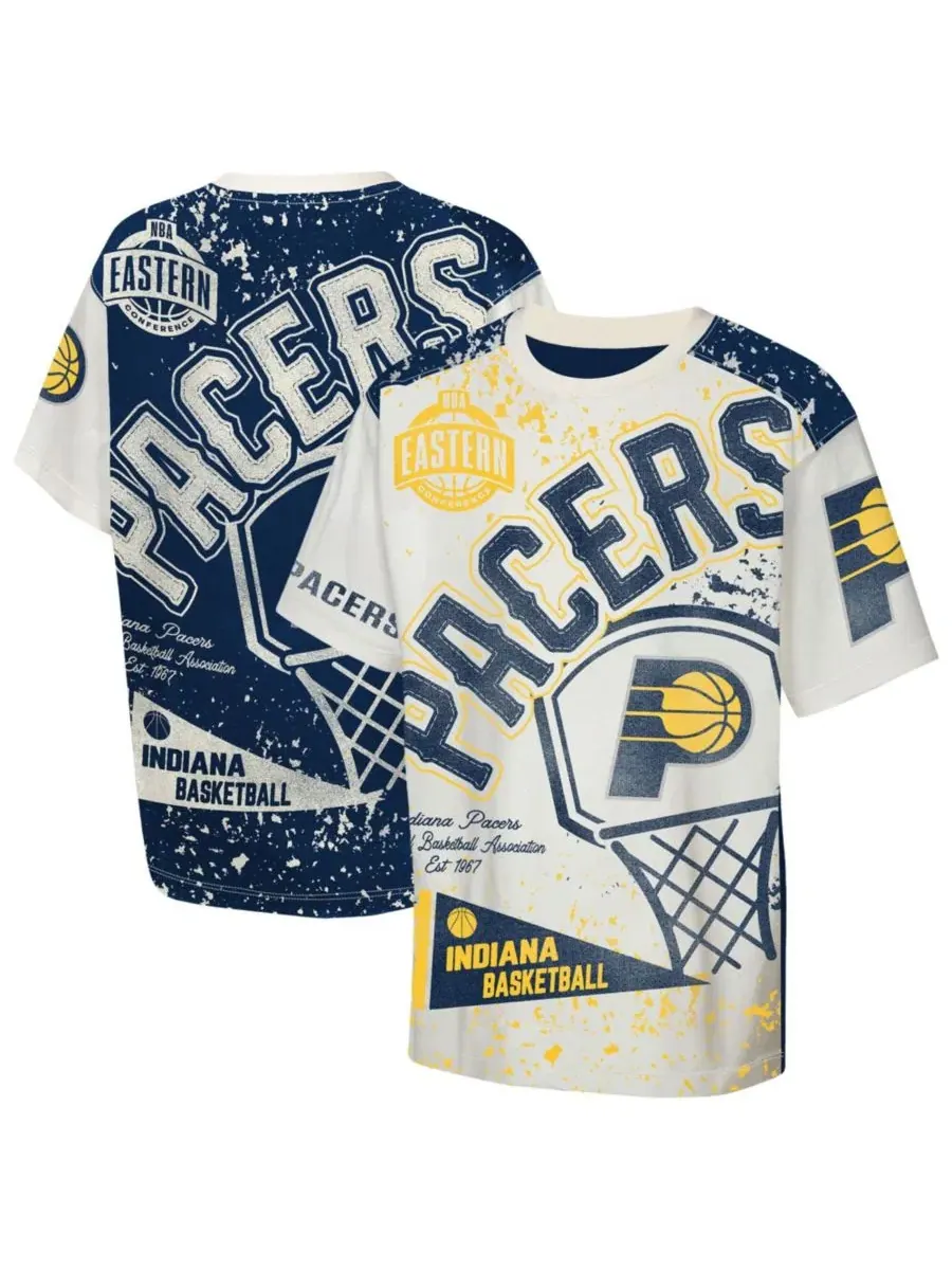 Футболка с принтом Indiana Pacers, модель Top Player All-Over-Print Outerstuff