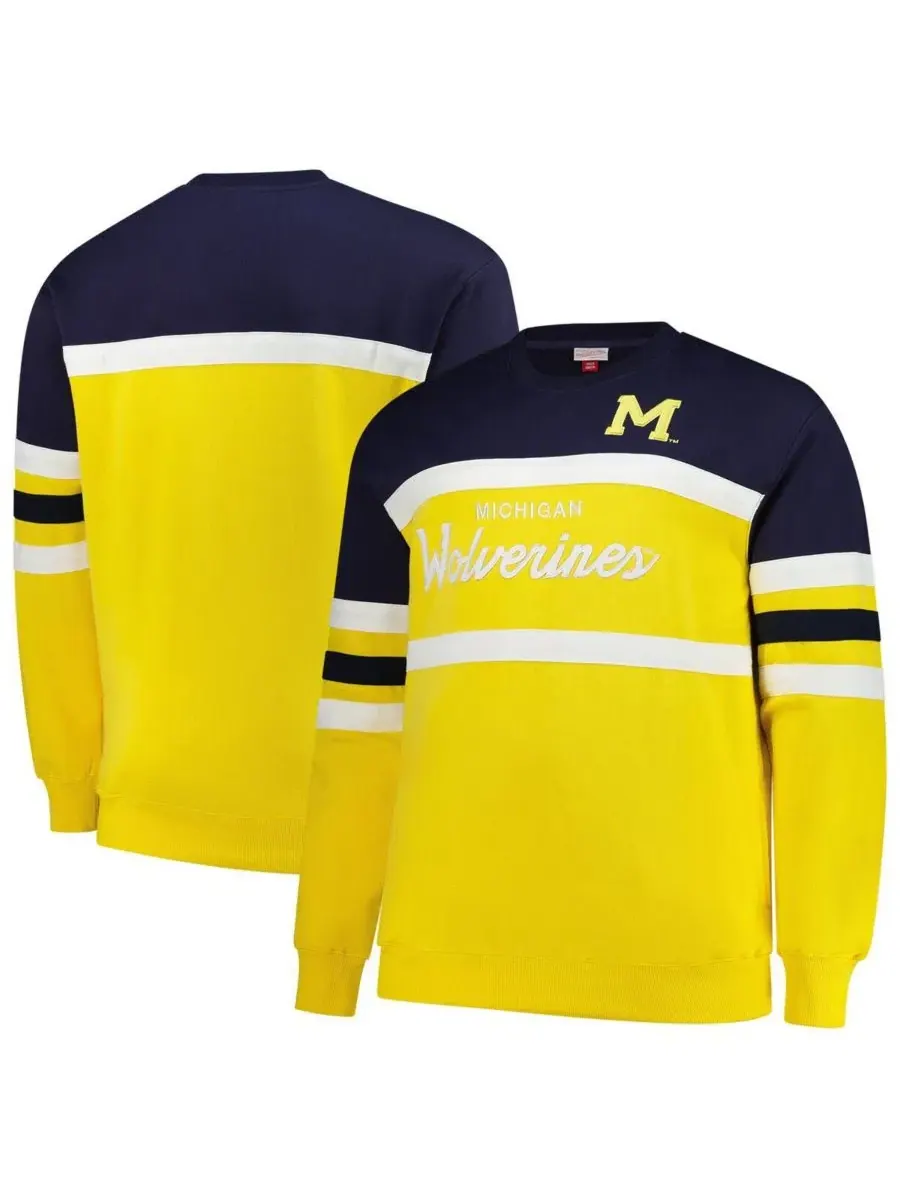 Толстовка с флисовой подкладкой Vintage Logo Head Coach Mitchell & Ness