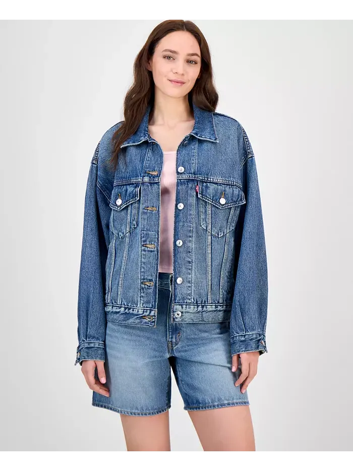 Женская хлопковая куртка в стиле 90-х Trucker Jacket Levi's