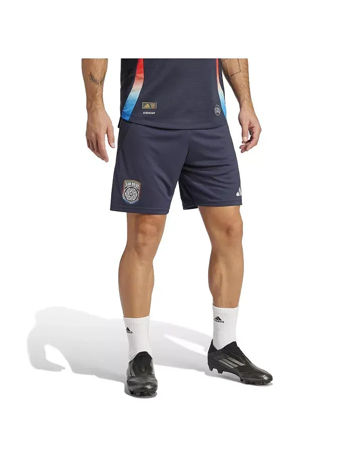 Мужские шорты San Diego FC 2025 State of Flow Authentic в синем цвете adidas — изображение 2 из 5