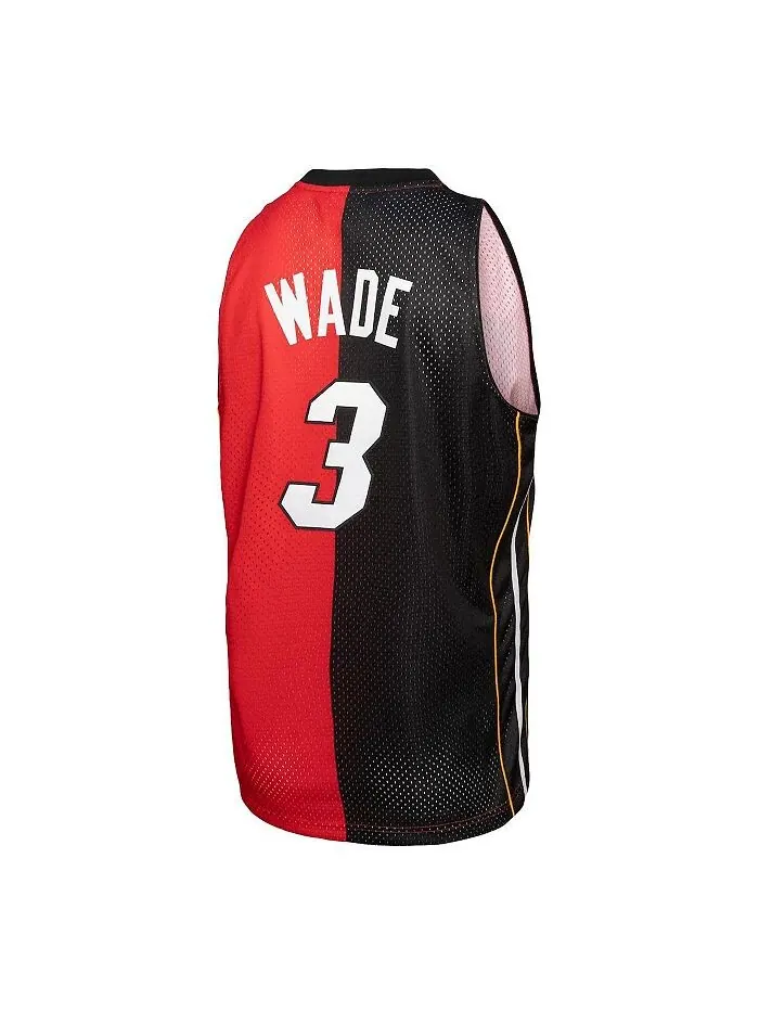 Мужская футболка Dwyane Wade Black — изображение 2 из 3, черный красный