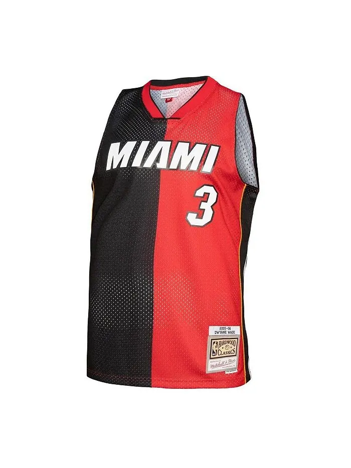 Мужская футболка Dwyane Wade Black — изображение 3 из 3, черный красный