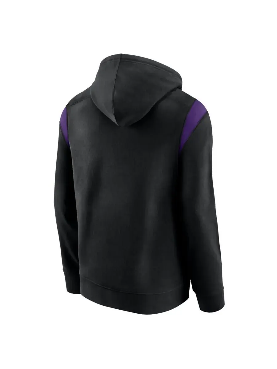 Fanatics Мужская черная толстовка с капюшоном Sacramento Kings Scorer — изображение 3 из 3, черный