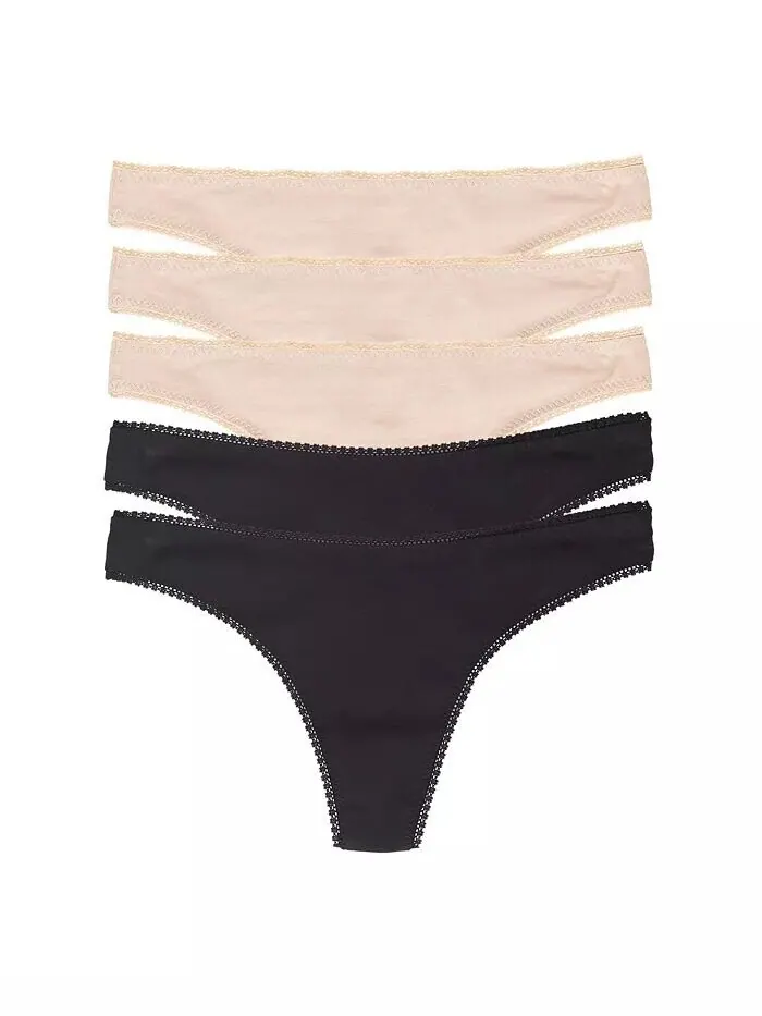 Женские трусики-стринги Cabana Cotton Hip G Thong 5 шт. в упаковке On Gossamer