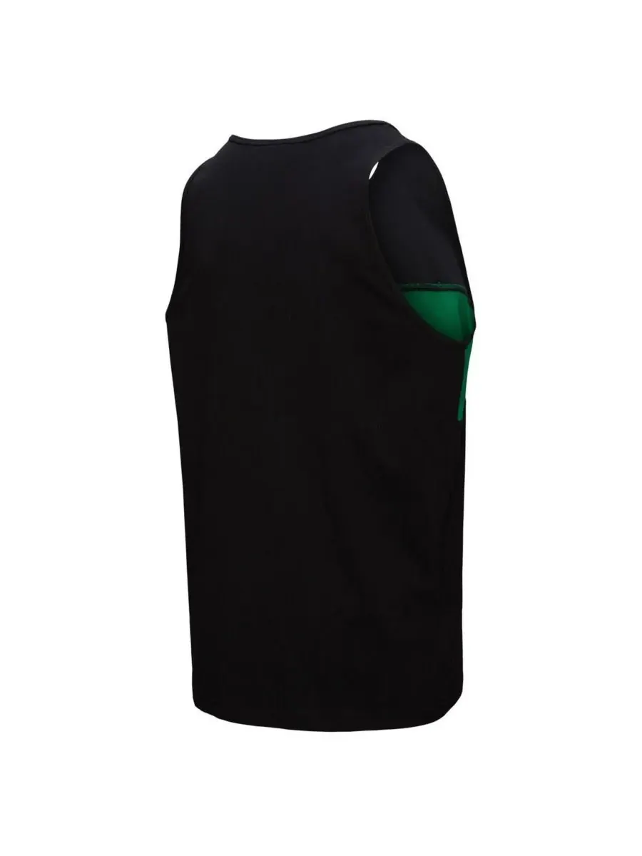 Mitchell & Ness Мужская черная майка New York Jets в стиле ретро с цветными блоками — изображение 3 из 3, черный