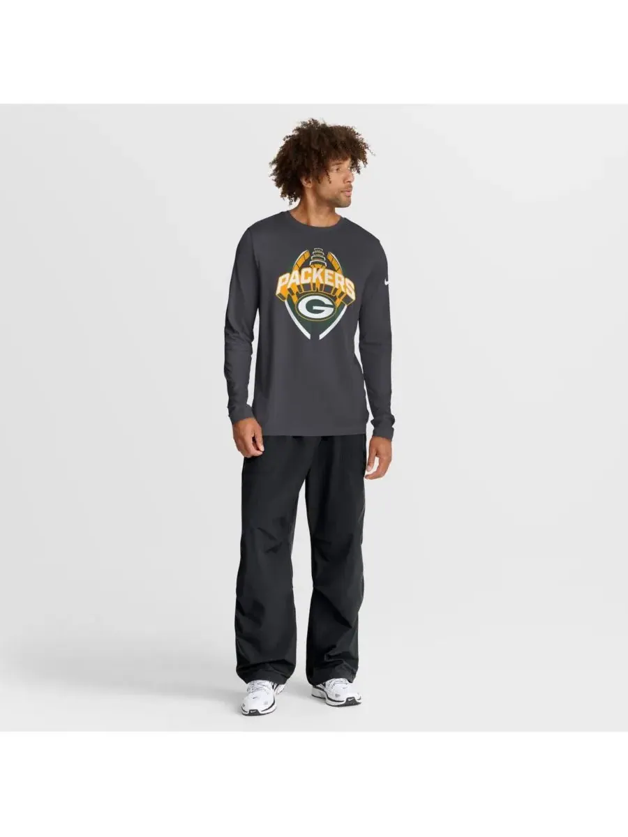 Nike Мужская футболка с длинным рукавом "Green Bay Packers Primetime Legend Icon Performance" цвета — изображение 3 из 3