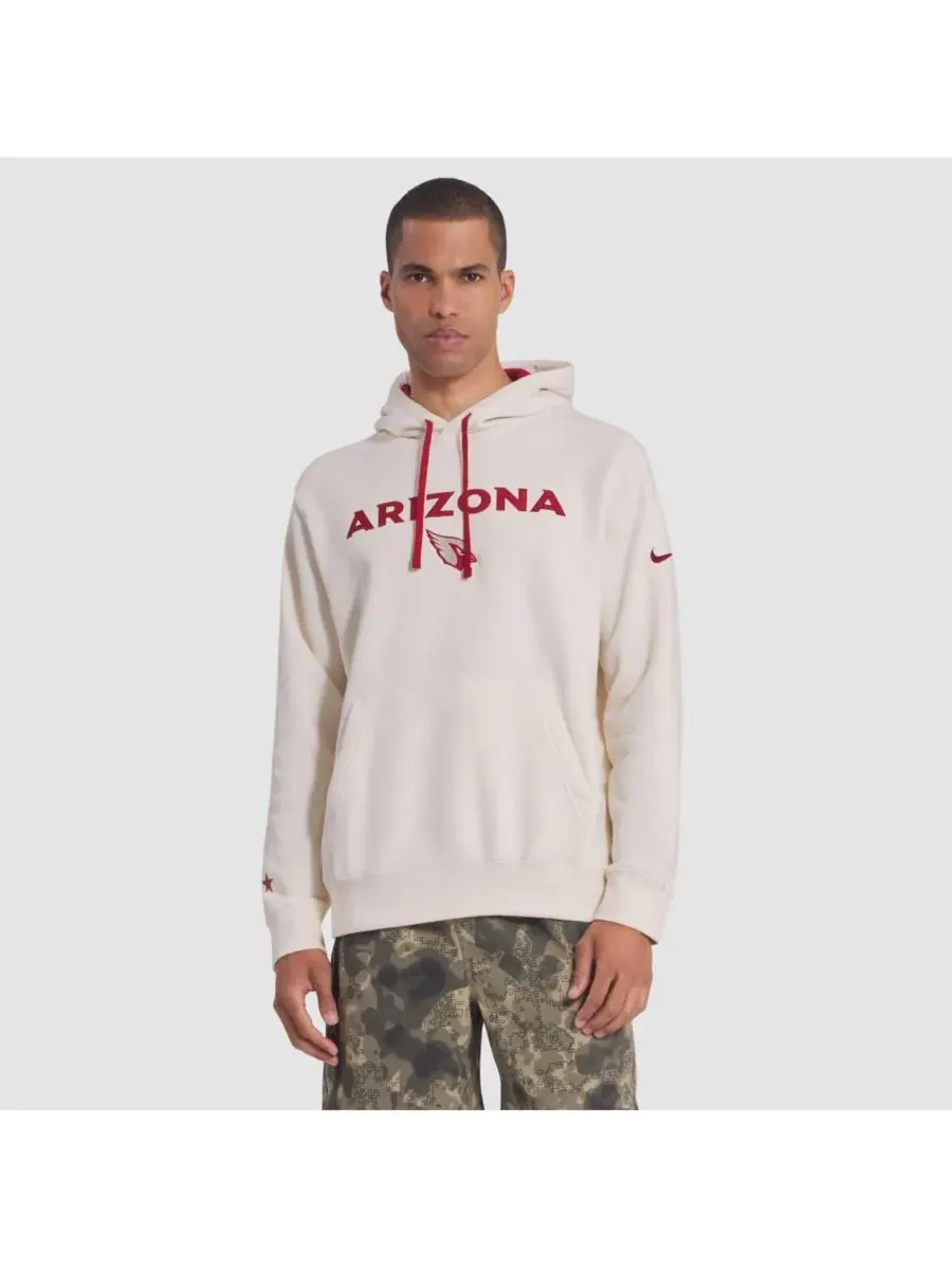 Мужская толстовка Natural Arizona Cardinals 2025 Rivalries Collection Club Nike