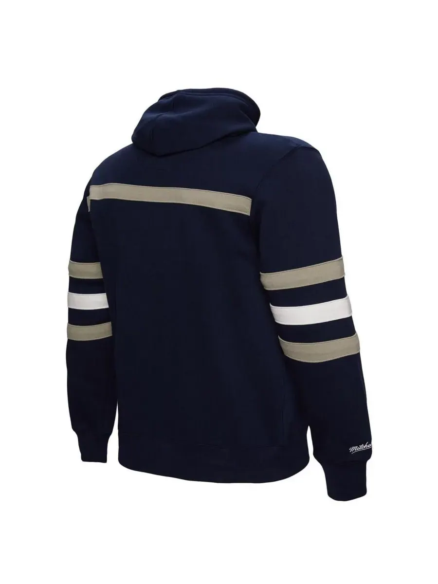 Mitchell & Ness Мужская темно-синяя толстовка с капюшоном Dallas Cowboys America's Team Head Coach — изображение 2 из 3