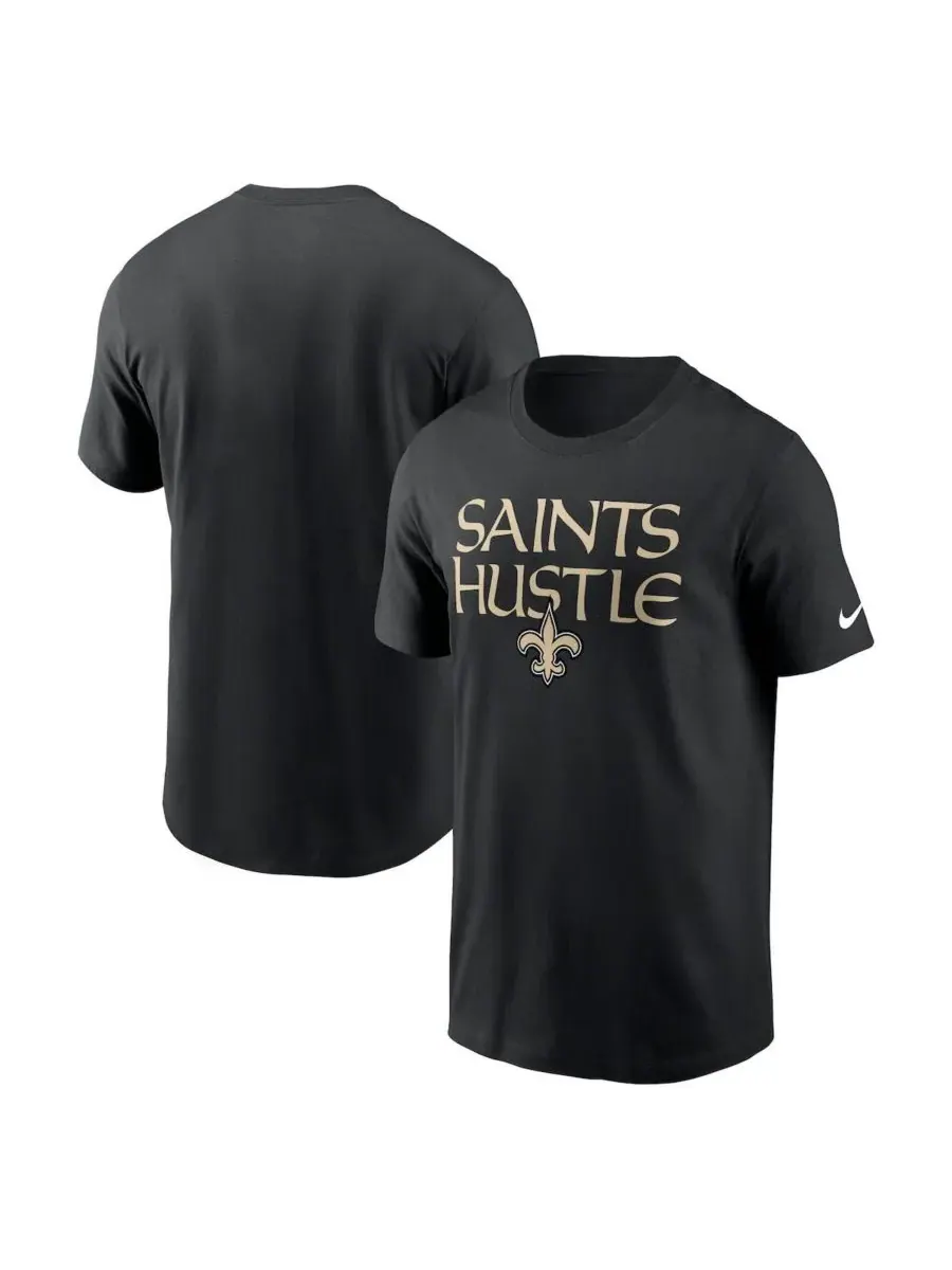 Nike Мужская черная футболка New Orleans Saints Hometown