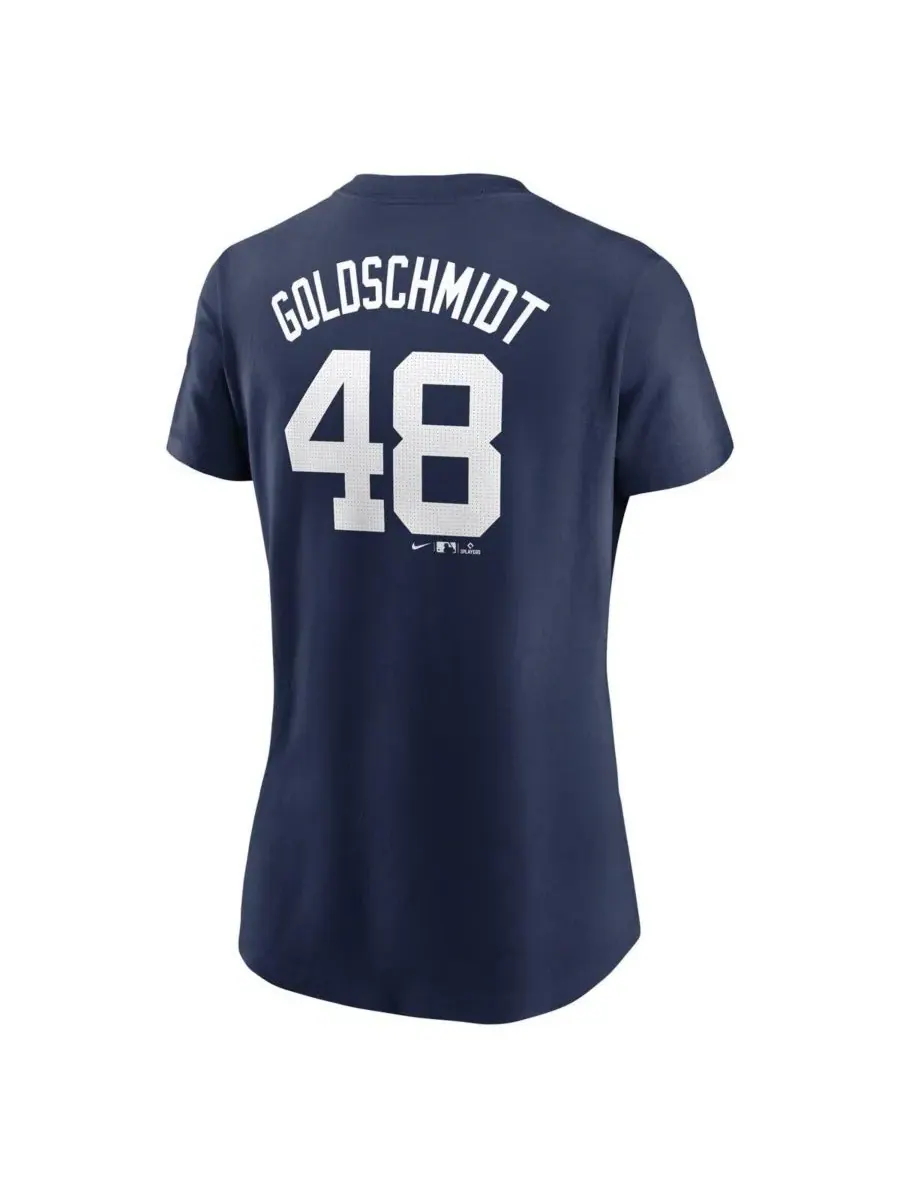 Nike Женская футболка Paul Goldschmidt Navy New York Yankees Fuse Name Number — изображение 3 из 3, темно-синий