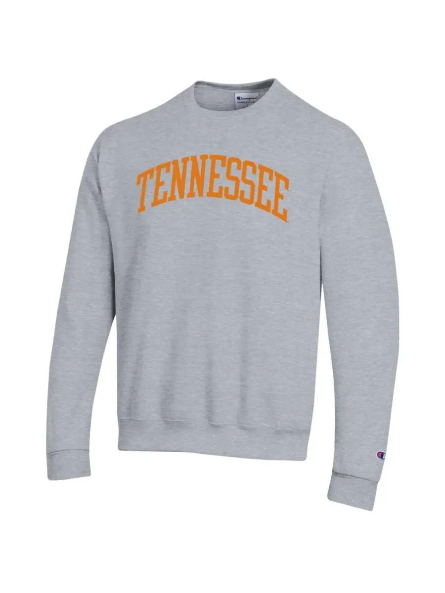 Champion Мужская флисовая толстовка Tennessee Volunteers Basic Arch серого цвета — изображение 2 из 3, серый