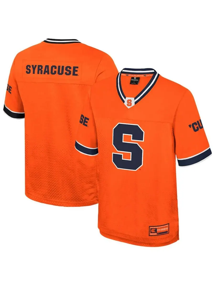 Colosseum Мужская оранжевая футбольная майка Syracuse Orange Nothing But The Hits