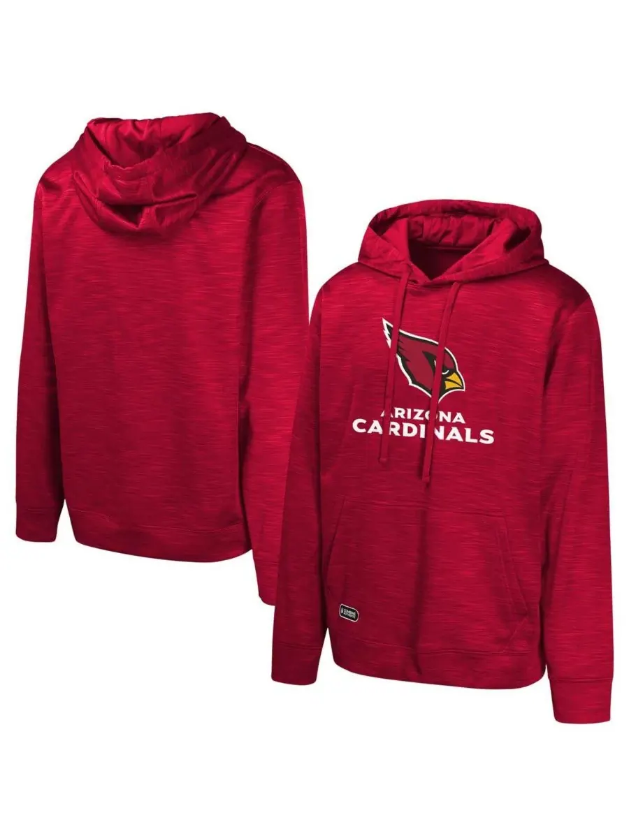 Мужская флисовая толстовка с капюшоном Cardinal Arizona Cardinals Streak Outerstuff