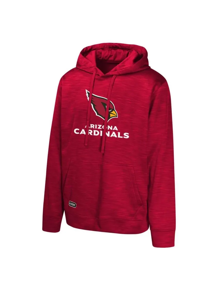 Мужская флисовая толстовка с капюшоном Cardinal Arizona Cardinals Streak Outerstuff — изображение 2 из 3, красный