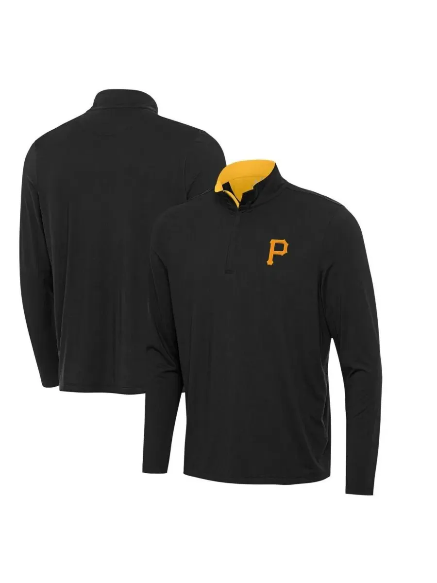 Куртка-четверть с молнией Pittsburgh Pirates Content Black