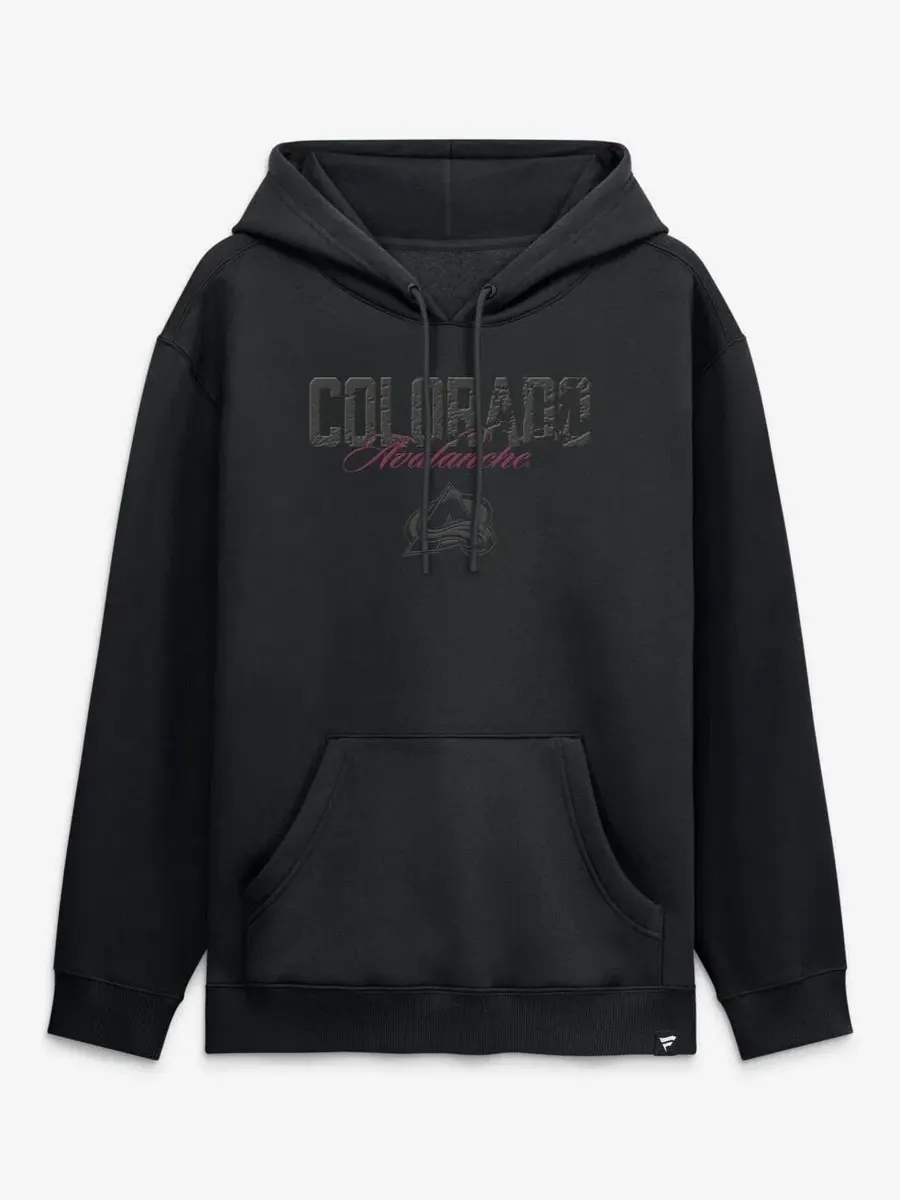 Худи с капюшоном Colorado Avalanche Black Out Fanatics