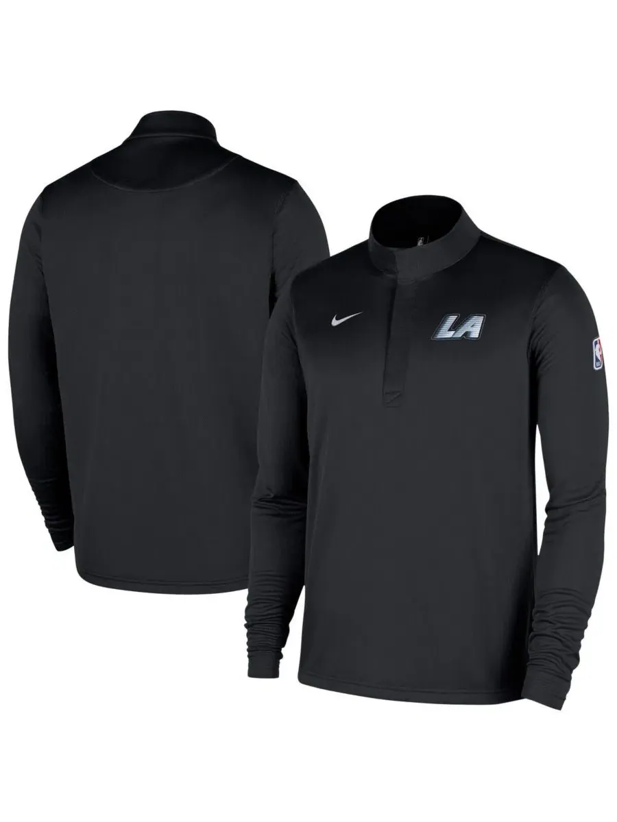 Мужская куртка Nike LA Clippers 2025/26 City Edition Remix Authentic Coaches Dri-FIT Half-Zip