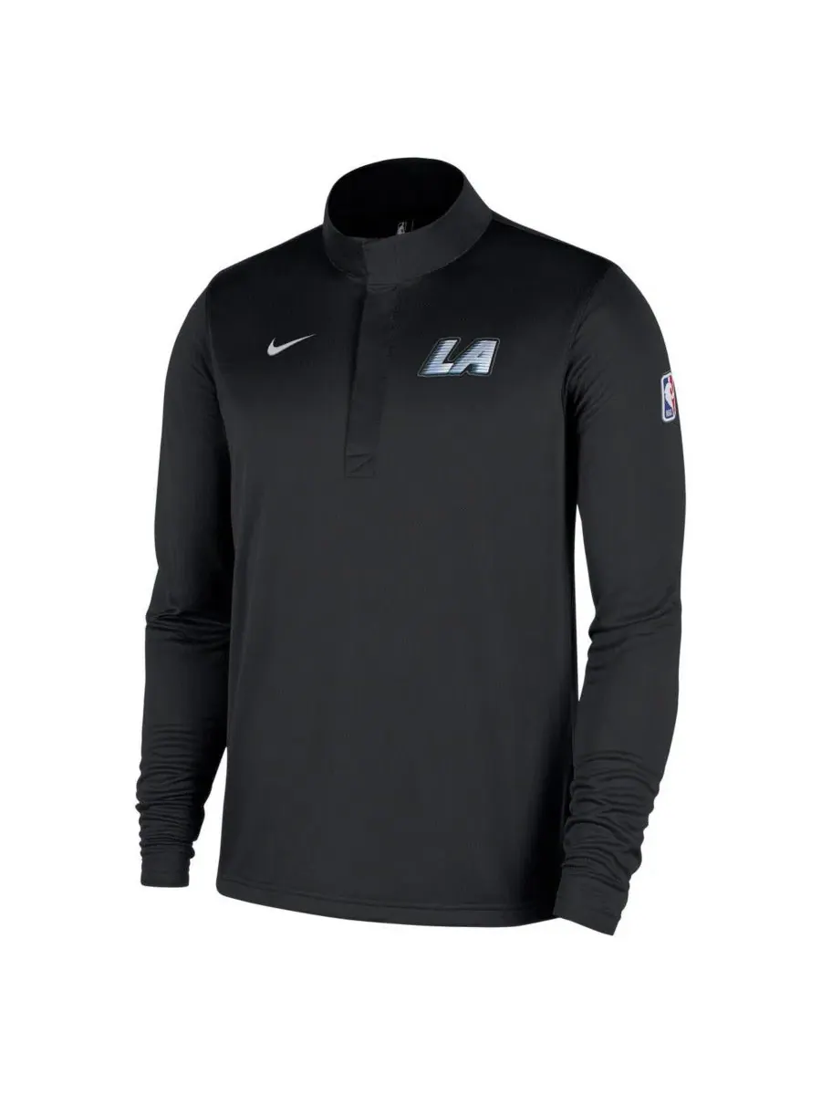 Мужская куртка Nike LA Clippers 2025/26 City Edition Remix Authentic Coaches Dri-FIT Half-Zip — изображение 2 из 4