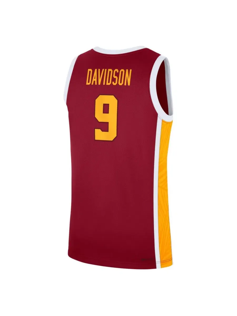 Мужская баскетбольная реплика-джерси Nike Jazzy Davidson Cardinal USC Trojans Road — изображение 3 из 3, красный