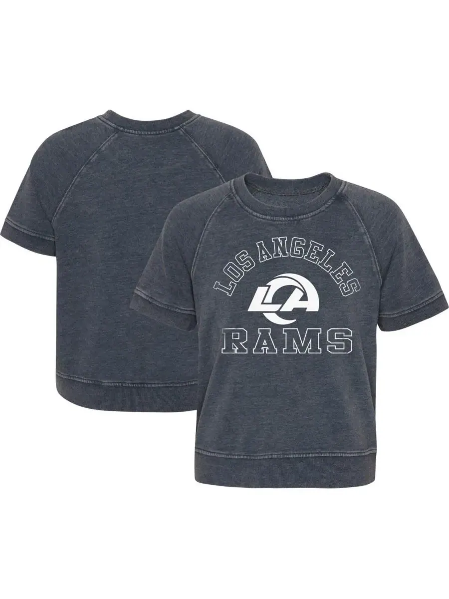 Футболка с регланом и принтом Cheer Squad Los Angeles Rams Outerstuff