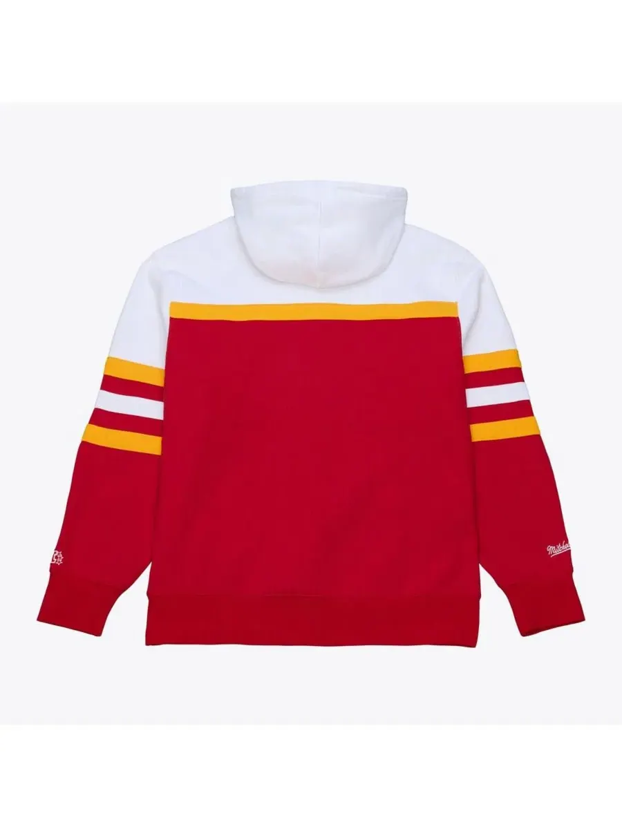 Худи с принтом Kansas City Chiefs Head Coach Mitchell & Ness — изображение 4 из 4, красный