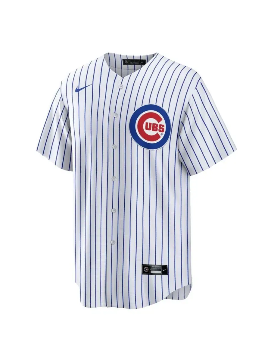 Мужская реплика джерси Dansby Swanson Chicago Cubs White Nike — изображение 2 из 3, белый
