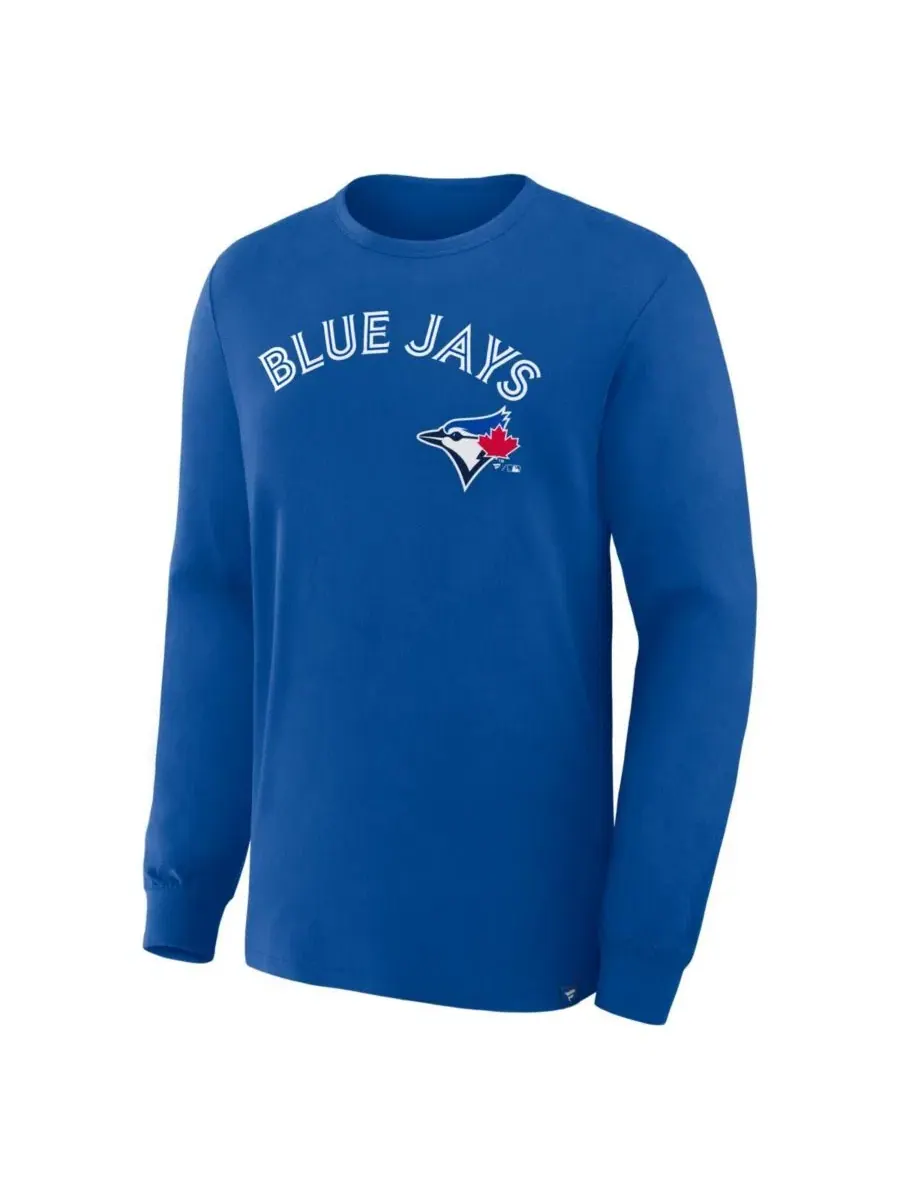 Футболка с длинным рукавом с принтом Lock-Up Legacy Toronto Blue Jays Fanatics — изображение 2 из 3, королевский