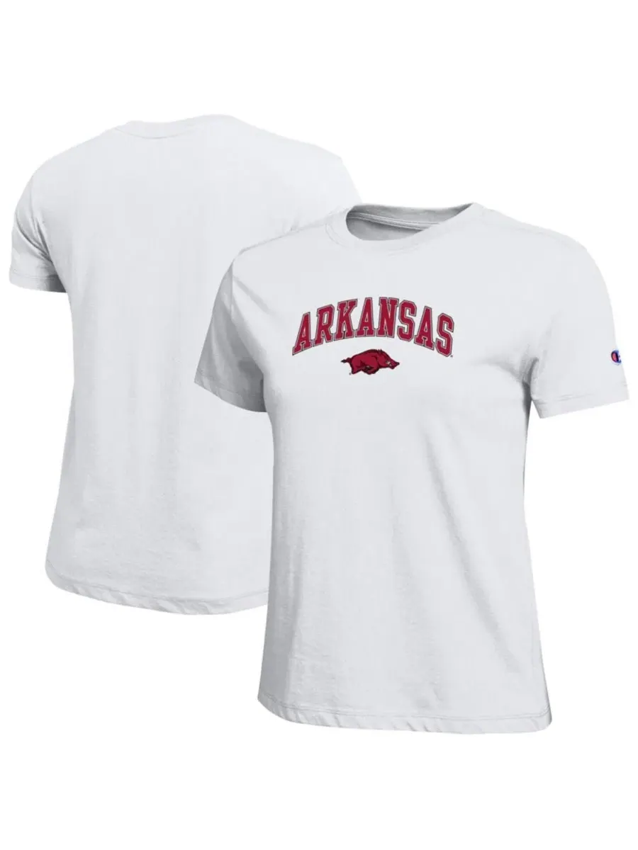 Футболка с принтом Arkansas Razorbacks Arched Over Logo Champion