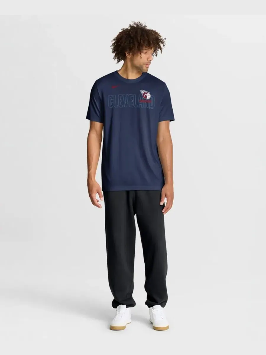 Футболка Nike с технологией Dri-FIT, с принтом — изображение 3 из 3, темно-синий