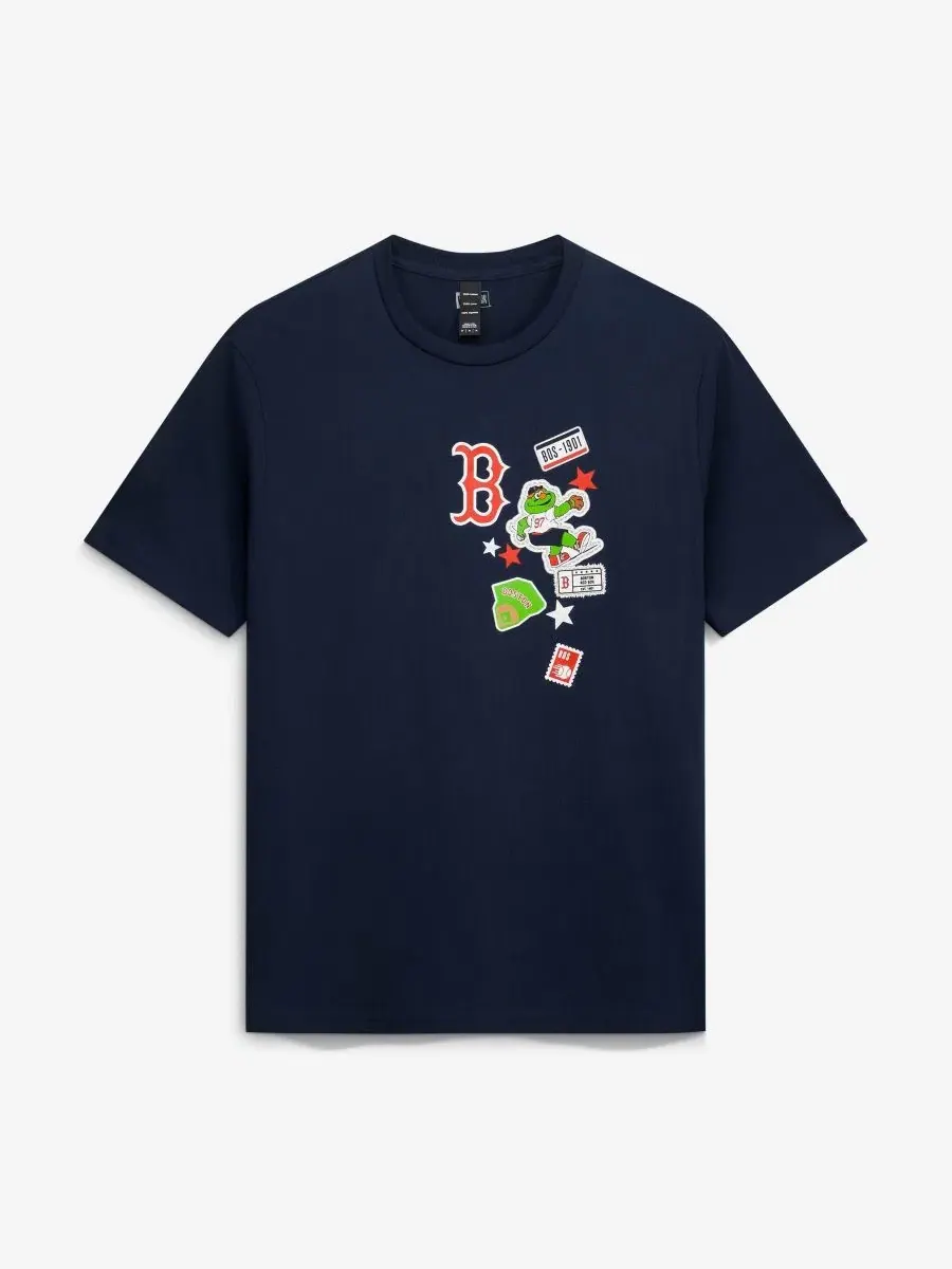 Футболка с принтом City Patch Boston Red Sox New Era
