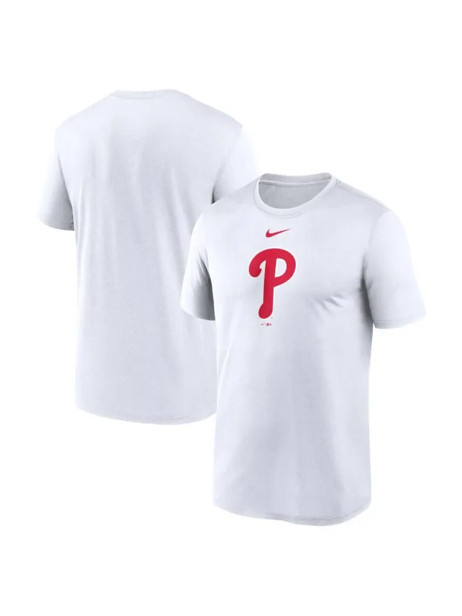 Мужская белая футболка Philadelphia Phillies New Legend Dri-FIT Nike