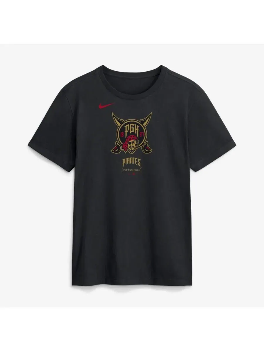 Футболка с коротким рукавом City Connect Large Logo Pittsburgh Pirates Nike