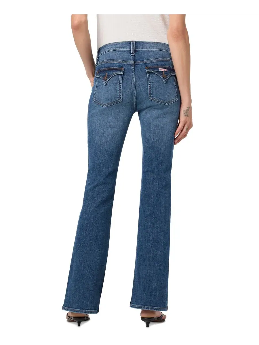 Джинсы-клеш с высокой посадкой Blair Hudson Jeans, Mulder — изображение 3 из 3
