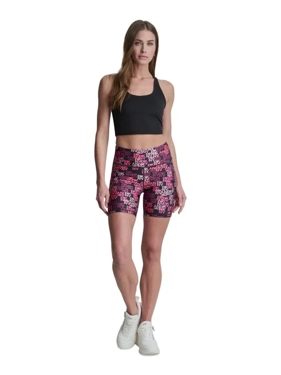 Велосипедные шорты с принтом DKNY Sport, Dk Logo Scatter Punc — изображение 3 из 5