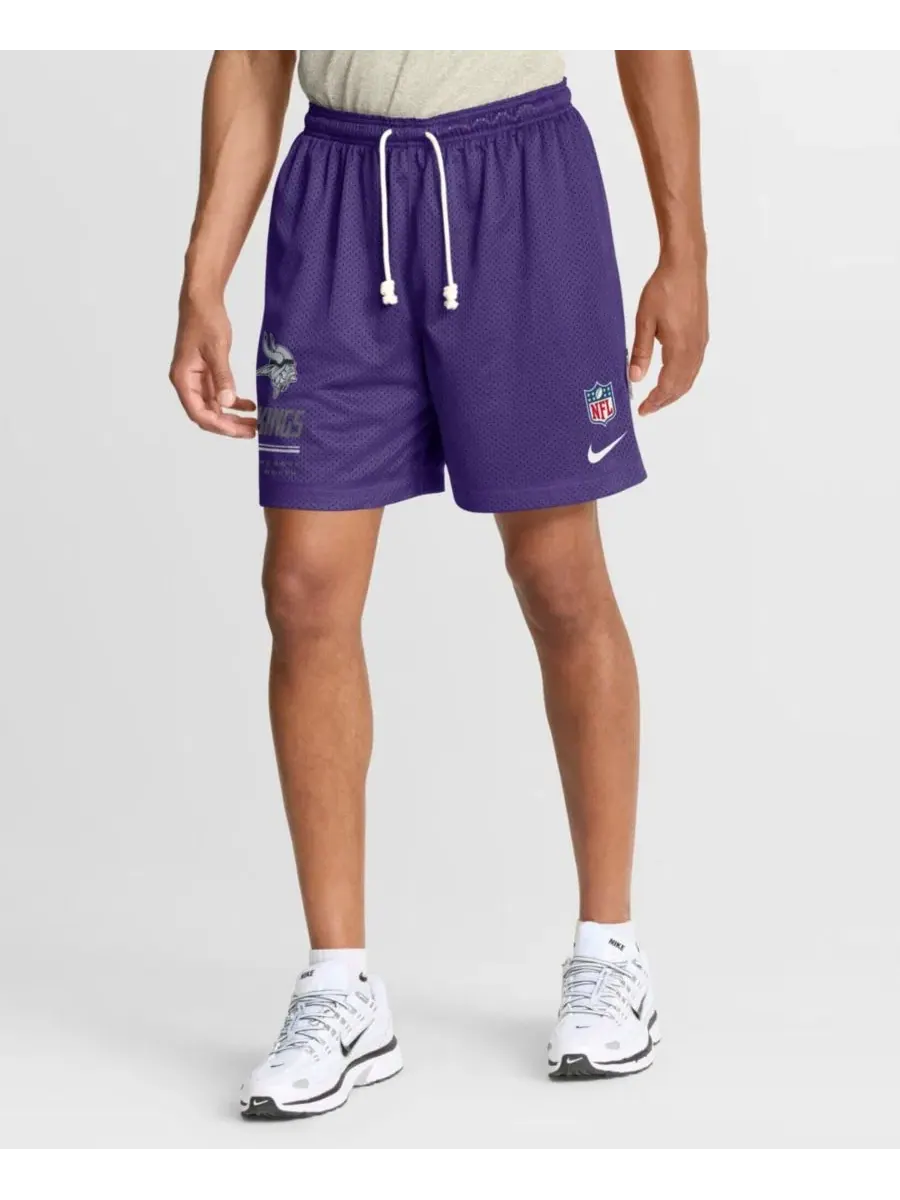 Шорты с двумя сторонами Dri-FIT Minnesota Vikings Purple/Platinum Nike