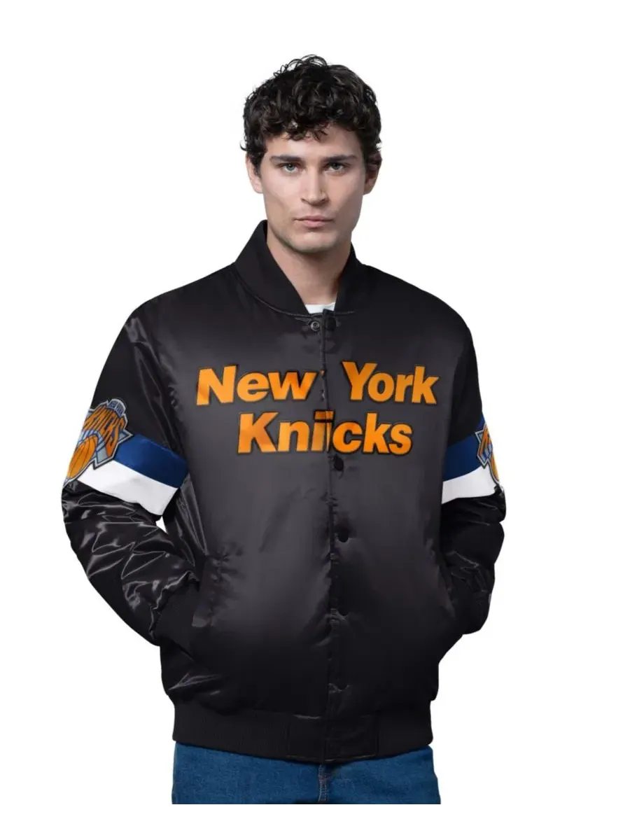 Куртка-бомбер с принтом New York Knicks Starter