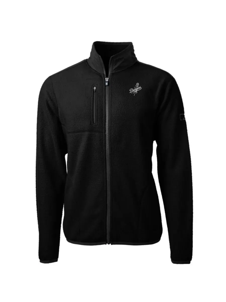 Куртка флисовая Cutter & Buck Cascade Eco Sherpa — изображение 2 из 3, черный
