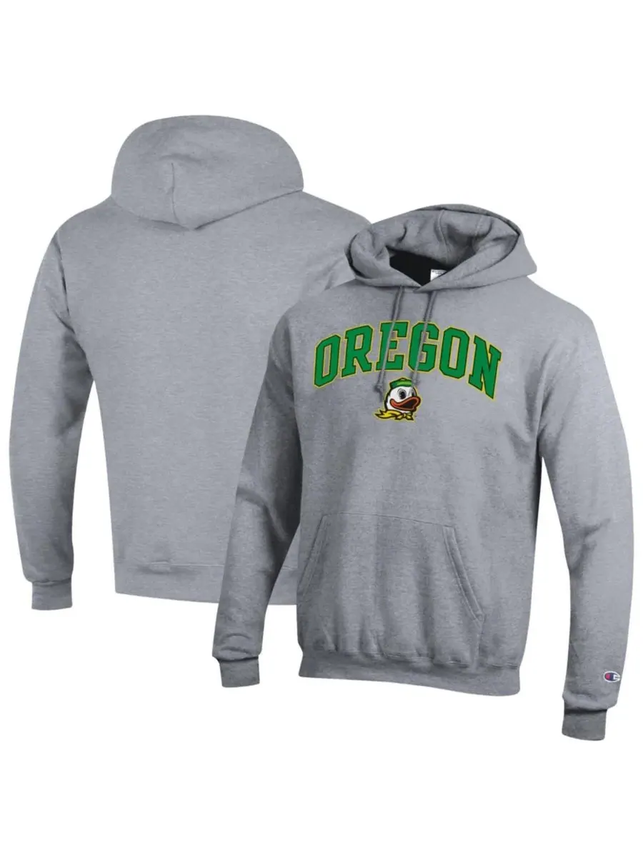 Толстовка на молнии с капюшоном Champion Arched Logo Fleece Pullover Hoodie
