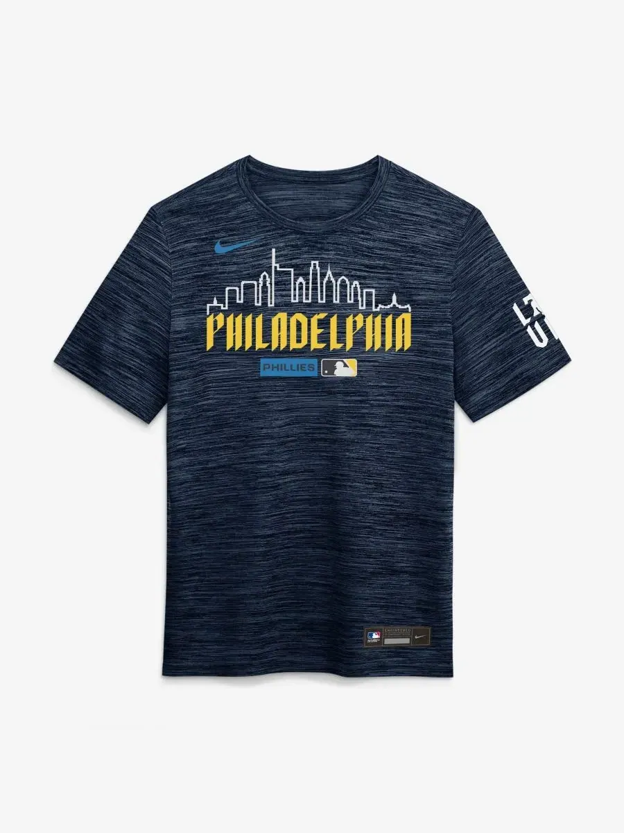 Футболка Nike с принтом, модель Philadelphia Phillies Authentic Collection City Connect Velocity
